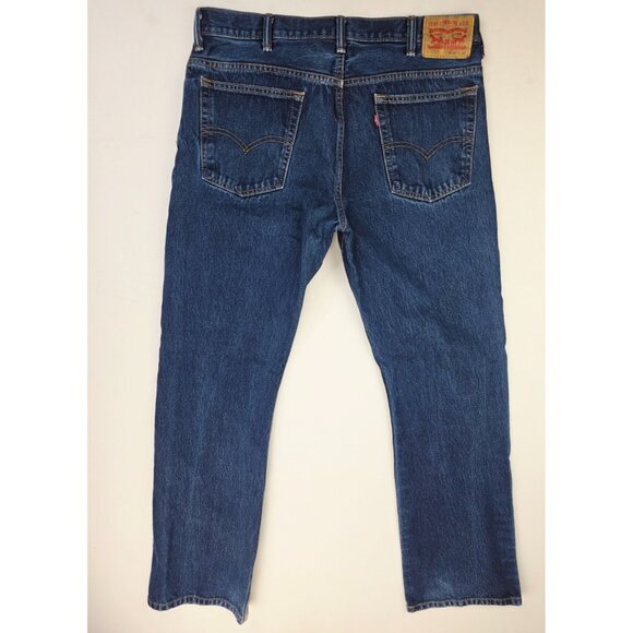 Levis Size 38X34 Mens 517 Blue Cotton 5 Pocket Logo Tag Jeans - Picture 1 of 13